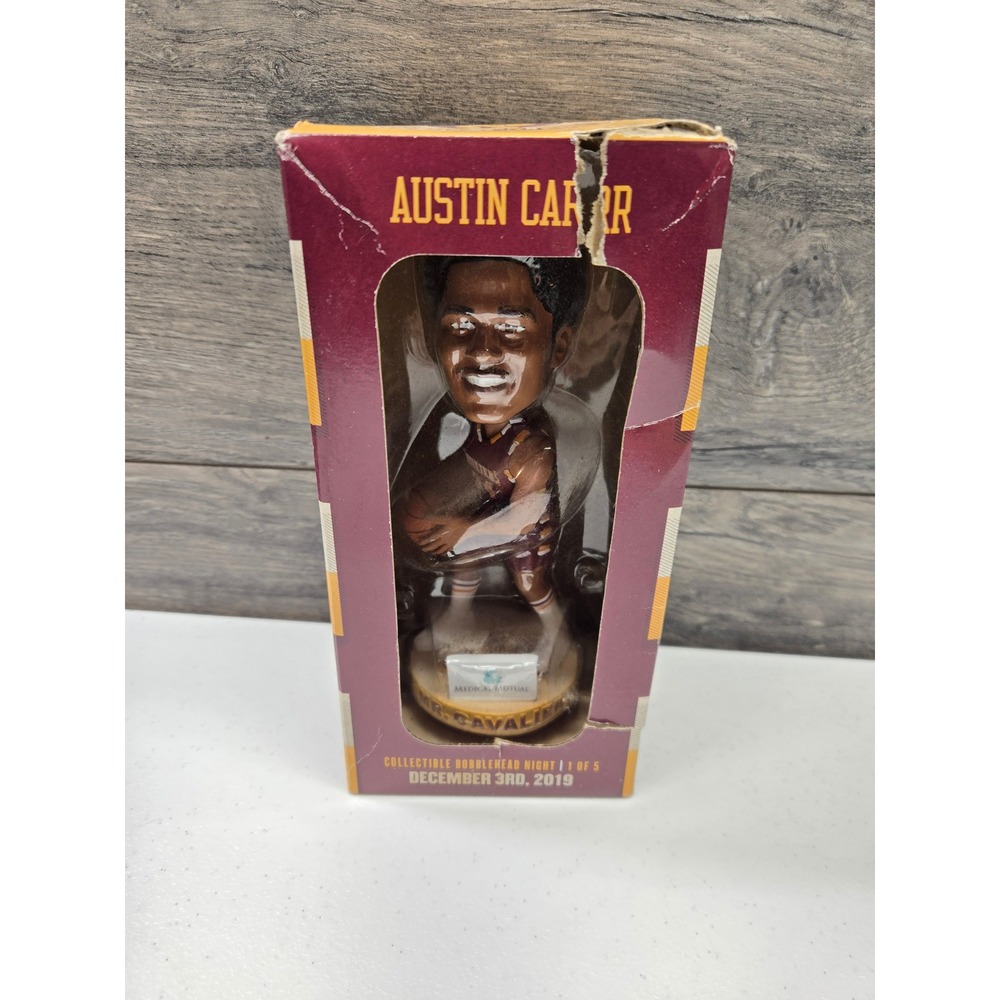 Austin Carr Cleveland Cavaliers Bobblehead 2019 SGA Mr Cavalier NBA Wine Gold